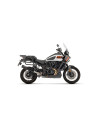 Silencieux ARROW Rebel en nichrome noir avec embout aluminium noir - non homologué - HARLEY-DAVIDSON PAN AMERICA 1250 2026