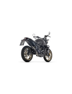 Silencieux d'échappement ARROW Icon en aluminium noir avec embout carbone - homologué CE - ZONTES 2