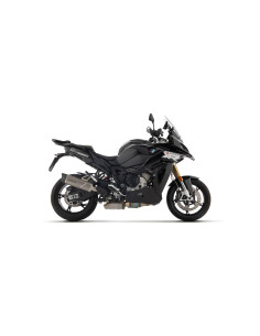 Silencieux d'échappement ARROW Indy Race EVO en aluminium noir avec embout carbone - homologué CE - BMW S 1000 XR 2024-2026
