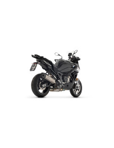 Silencieux d'échappement ARROW Indy Race EVO en aluminium noir avec embout carbone - homologué CE - BMW S 1000 XR 2024-2026 2