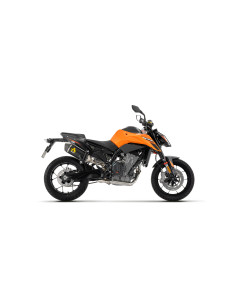 Silencieux d'échappement ARROW Race-Tech en titane avec embout carbone - homologué CE - KTM 790 DUKE 2025-2026
