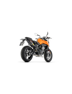 Silencieux d'échappement ARROW Race-Tech en titane avec embout carbone - homologué CE - KTM 790 DUKE 2025-2026 2