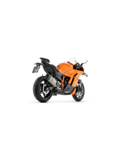 Silencieux d'échappement ARROW Pista en aluminium noir avec embout carbone - homologué CE - KTM 990 RC R 2026 2