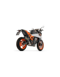 Silencieux d'échappement ARROW X-Kone en inox noir avec embout carbone - homologué CE - KTM 990 RC R - DUKE 990 2026 2