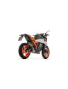 Silencieux d'échappement ARROW X-Kone en inox noir avec embout carbone - homologué CE - KTM 990 RC R - DUKE 990 2026