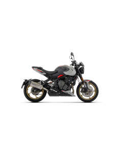 Silencieux d'échappement ARROW Indy Race EVO en titane avec embout carbone - homologué CE - TRIUMPH TRIDENT 800 2026