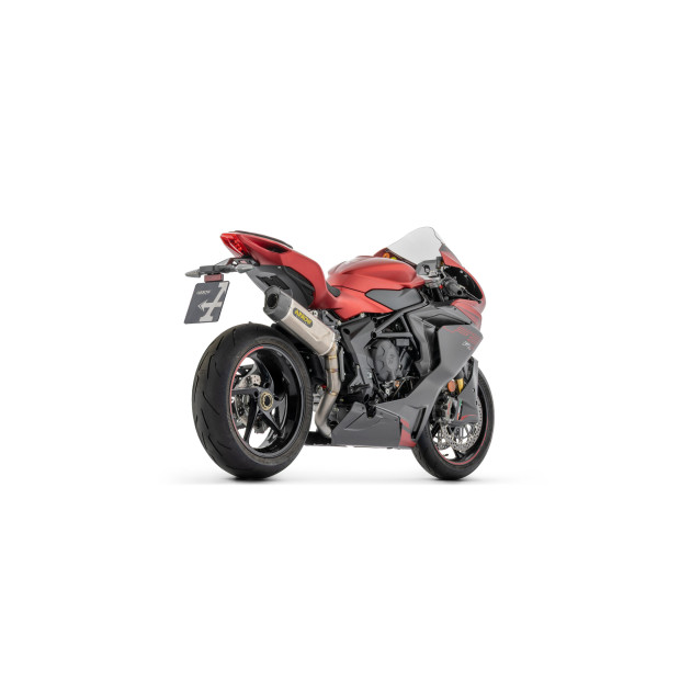 Silencieux d'échappement ARROW Indy Race EVO en titane avec embout carbone - homologué CE - MV AGUSTA F3 800 2022-2026