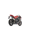 Silencieux d'échappement ARROW Indy Race EVO en titane avec embout carbone - homologué CE - MV AGUSTA F3 800 2022-2026