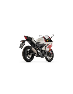 Silencieux d'échappement ARROW Icon en titane avec embout carbone - homologué CE - YAMAHA YZF R3 - MT-03 2025-2026 2