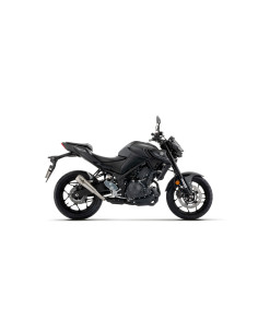 Silencieux d'échappement ARROW Pro-Race en nichrome noir - homologué CE - YAMAHA YZF R3 - MT-03 2025-2026 (réf. 77516PRI)