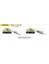 Silencieux d'échappement ARROW Pro-Race en nichrome noir - homologué CE - YAMAHA YZF R3 - MT-03 2025-2026 (réf. 77516PRN)