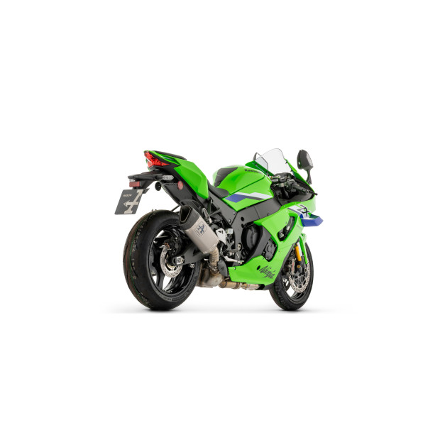 Silencieux d'échappement ARROW Pista avec raccord en titane avec embout carbone - homologué CE - KAWASAKI ZX-10R / ZX-10RR 2026