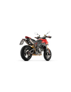 Paire de silencieux ARROW Round-Sil en titane avec embout carbone - homologuée CE - DUCATI HYPERMOTARD V2 / V2 SP 2026 2