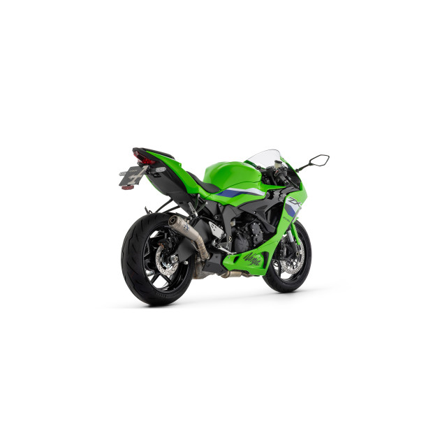 Silencieux d'échappement ARROW Pro-Race avec raccord en titane en nichrome - homologué CE - KAWASAKI ZX-6R 636 2024-2026