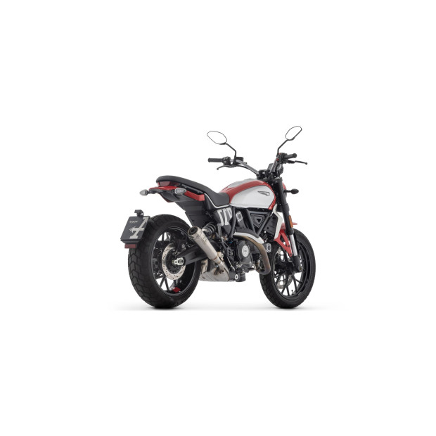 Silencieux d'échappement ARROW Pro-Race en nichrome noir - homologué CE - DUCATI SCRAMBLER 800 2025-2026
