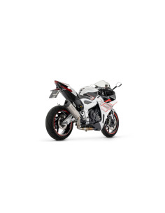 Silencieux d'échappement ARROW Indy Race EVO en aluminium noir avec embout carbone - homologué CE - ZONTES ZT703-RR 2025-2026 2