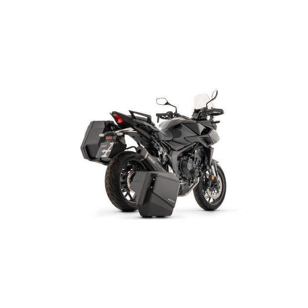 Silencieux d'échappement ARROW Indy Race EVO en aluminium noir avec embout carbone - homologué CE - HONDA CB 1000 GT 2026