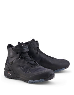 Chaussures moto Alpinestars CR-X Gore-Tex - Noir Gris foncé