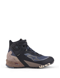 Chaussures moto Alpinestars CR-X Gore-Tex - Noir Gris foncé Beige 2