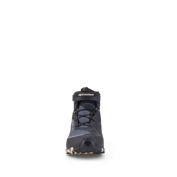 Chaussures moto Alpinestars CR-X Gore-Tex - Noir Gris foncé Beige