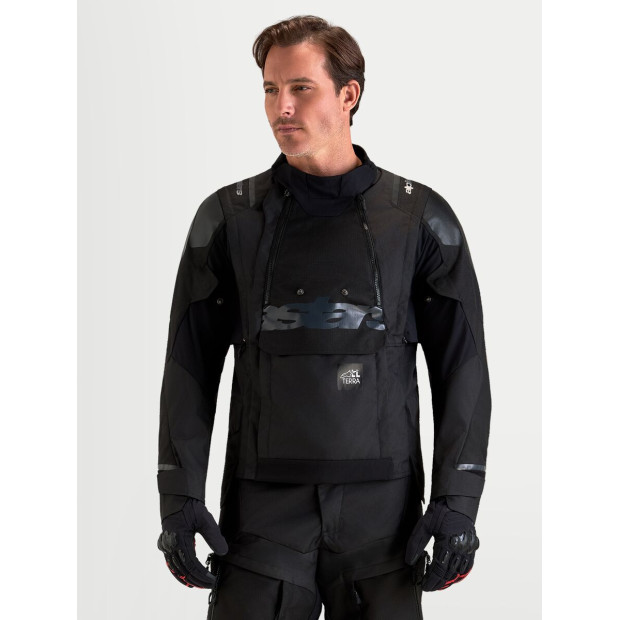 Veste aventure Alpinestars Halo V2 Drystar - Noir