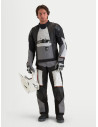 Veste aventure Alpinestars Halo V2 Drystar - Gris foncé Gris clair Noir