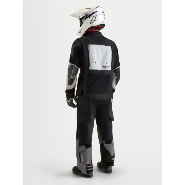 Veste aventure Alpinestars Halo V2 Drystar - Gris foncé Gris clair Noir
