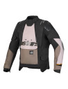 Veste aventure Alpinestars Halo V2 Drystar - Gris aluminium Marron Noir