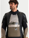 Veste aventure Alpinestars Halo V2 Drystar - Gris aluminium Marron Noir