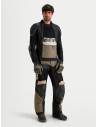 Veste aventure Alpinestars Halo V2 Drystar - Gris aluminium Marron Noir