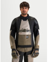 Veste aventure Alpinestars Halo V2 Drystar - Gris aluminium Marron Noir