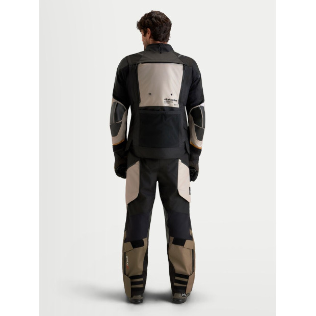 Veste aventure Alpinestars Halo V2 Drystar - Gris aluminium Marron Noir