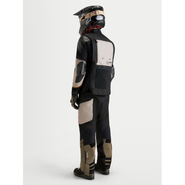 Veste aventure Alpinestars Halo V2 Drystar - Gris aluminium Marron Noir