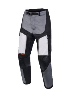Pantalon aventure Alpinestars Halo V2 Drystar - Gris foncé Gris clair Noir