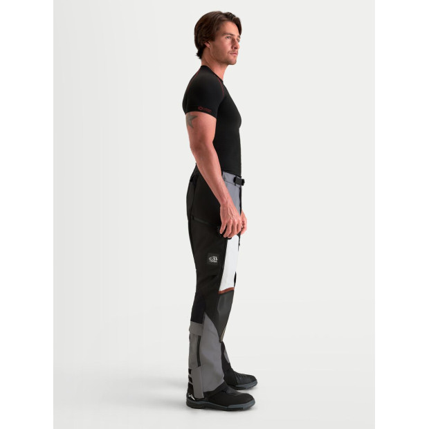 Pantalon aventure Alpinestars Halo V2 Drystar - Gris foncé Gris clair Noir
