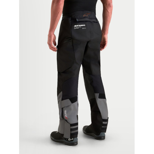 Pantalon aventure Alpinestars Halo V2 Drystar - Gris foncé Gris clair Noir