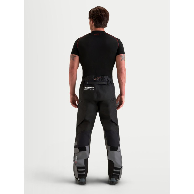 Pantalon aventure Alpinestars Halo V2 Drystar - Gris foncé Gris clair Noir