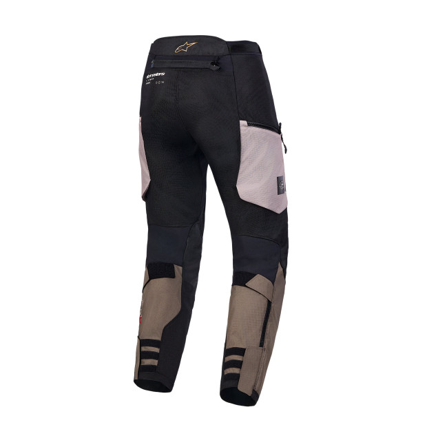 Pantalon aventure Alpinestars Halo V2 Drystar - Gris aluminium Marron Noir