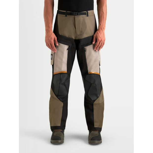 Pantalon aventure Alpinestars Halo V2 Drystar - Gris aluminium Marron Noir