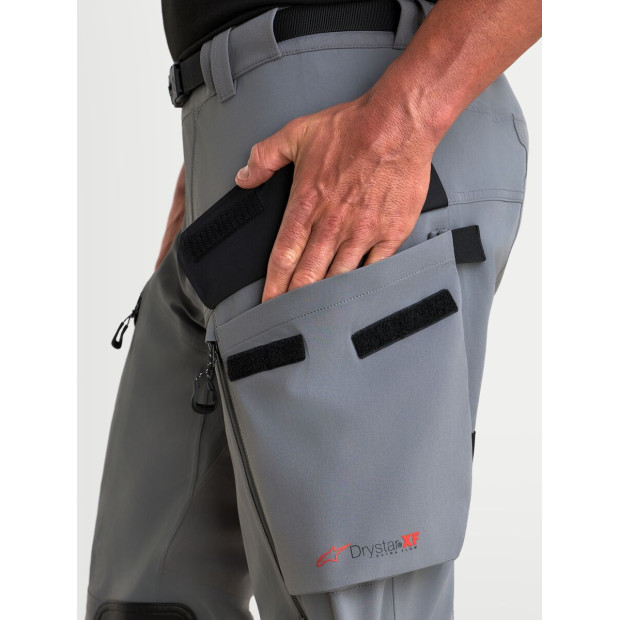 Pantalon aventure Alpinestars Maxdura Drystar XF laminé - Gris foncé Noir