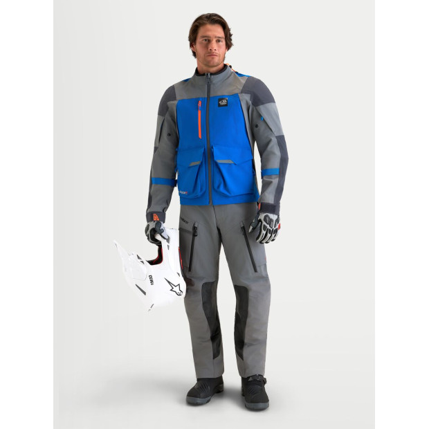 Pantalon aventure Alpinestars Maxdura Drystar XF laminé - Gris foncé Noir