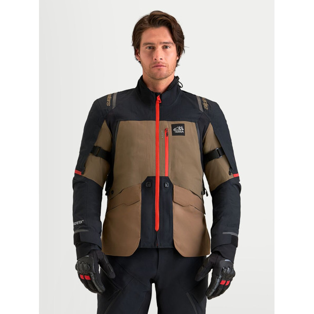 Veste moto Alpinestars ST-7 V2 2L Gore-Tex - Marron Noir