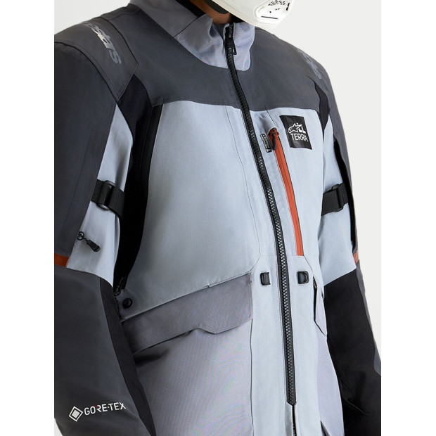 Veste moto Alpinestars ST-7 V2 2L Gore-Tex - Gris Noir