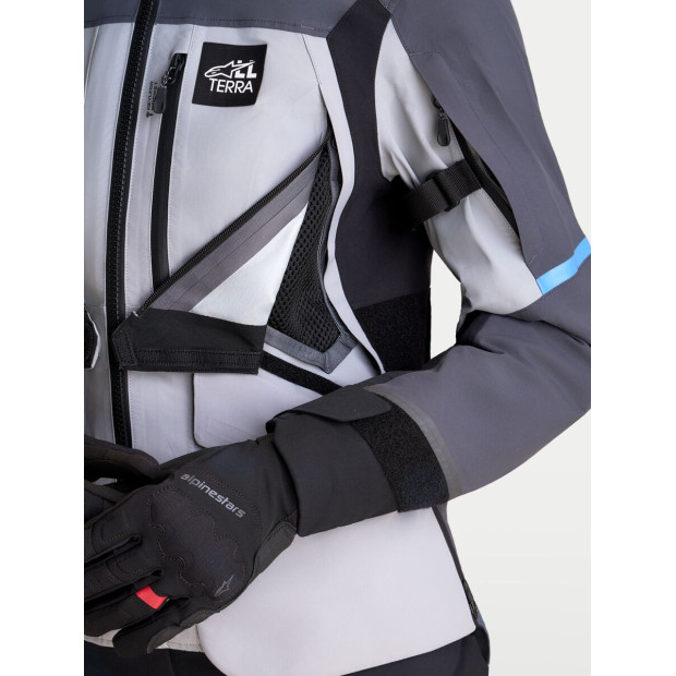 Veste moto femme Alpinestars Stella ST-7 V2 2L Gore-Tex - Gris Noir
