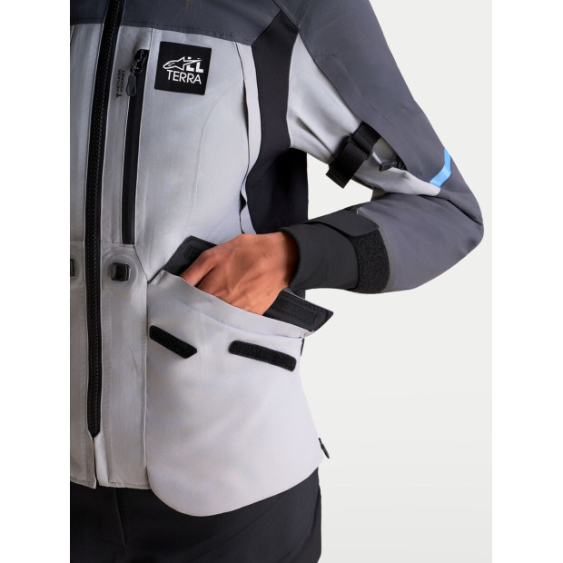 Veste moto femme Alpinestars Stella ST-7 V2 2L Gore-Tex - Gris Noir