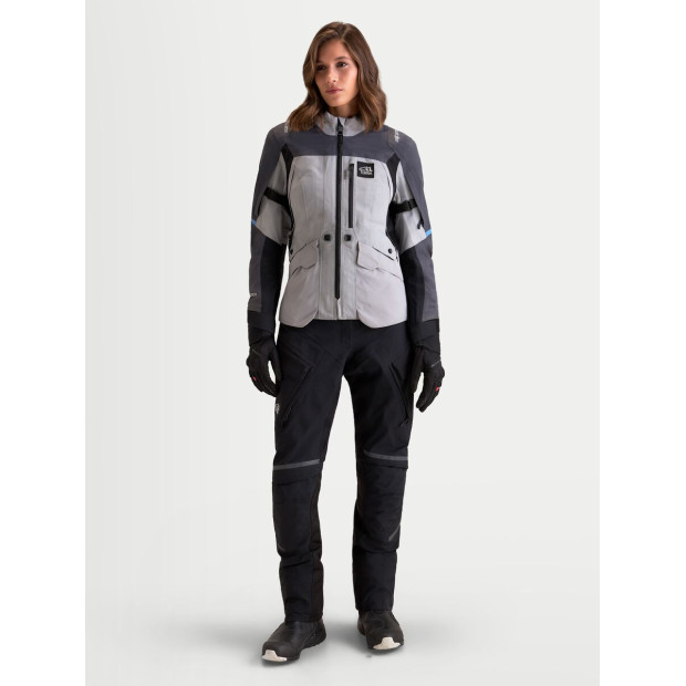 Veste moto femme Alpinestars Stella ST-7 V2 2L Gore-Tex - Gris Noir