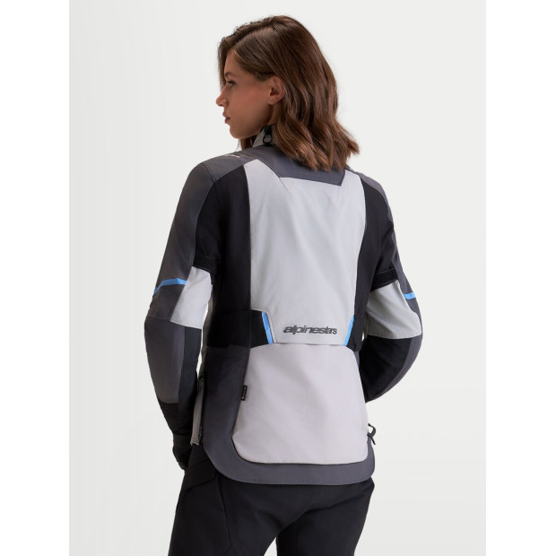 Veste moto femme Alpinestars Stella ST-7 V2 2L Gore-Tex - Gris Noir
