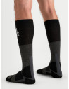Chaussettes moto Alpinestars AT 8 Merino - Gris anthracite Noir