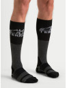 Chaussettes moto Alpinestars AT 8 Merino - Gris anthracite Noir