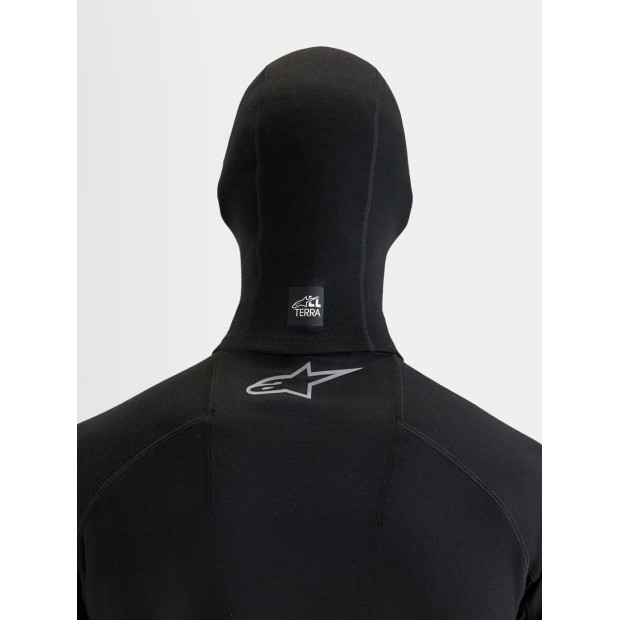 Cagoule moto Alpinestars AT 8 Merino - Noir